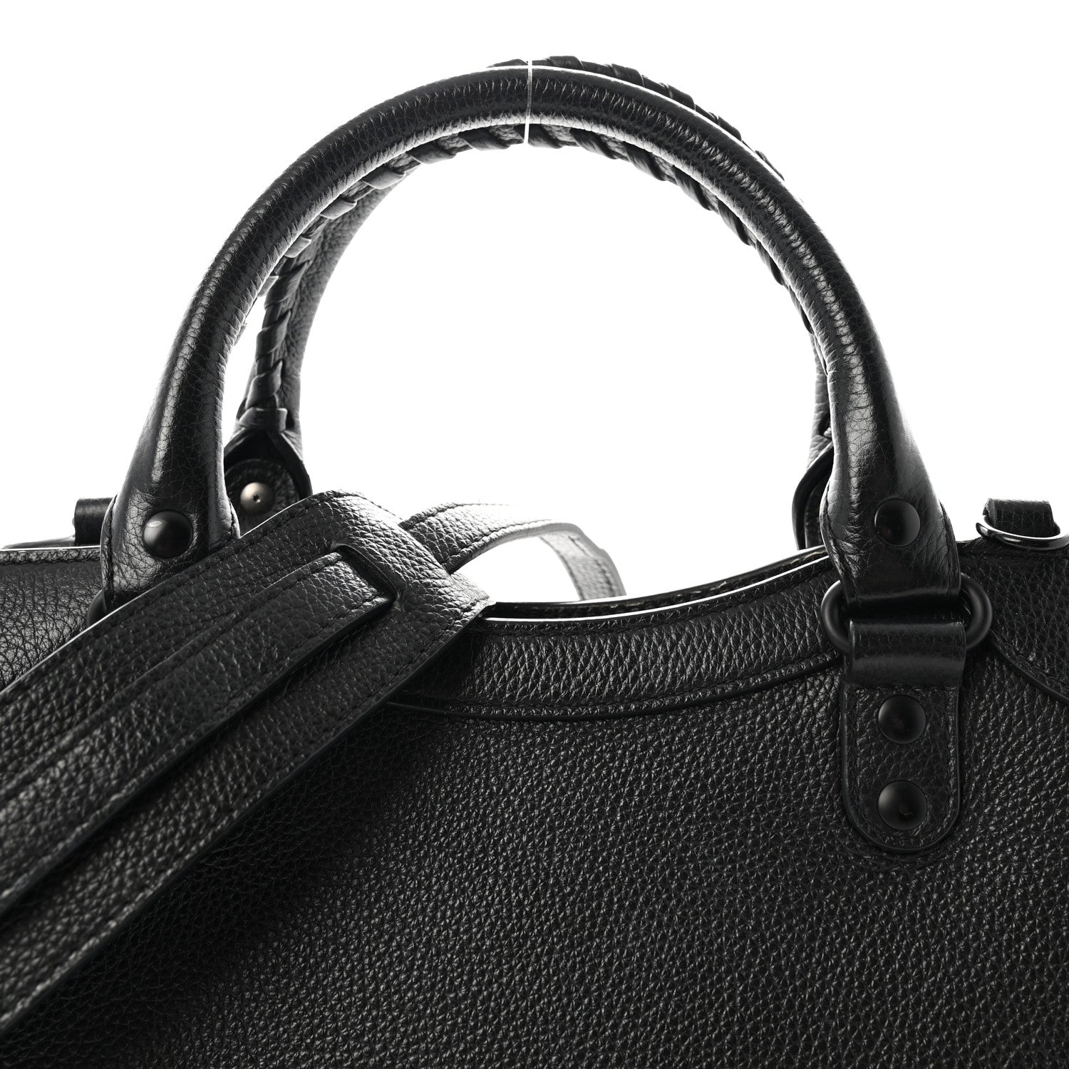 Grained Calfskin Neo Classic Black Hardware S City Black