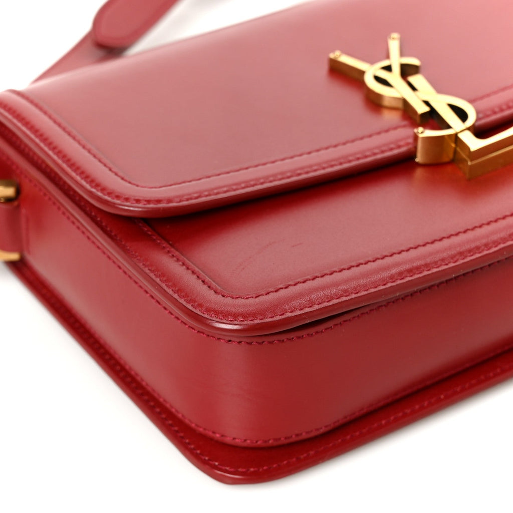 Box Calfskin Monogram Medium Solferino Satchel Rouge Opyum