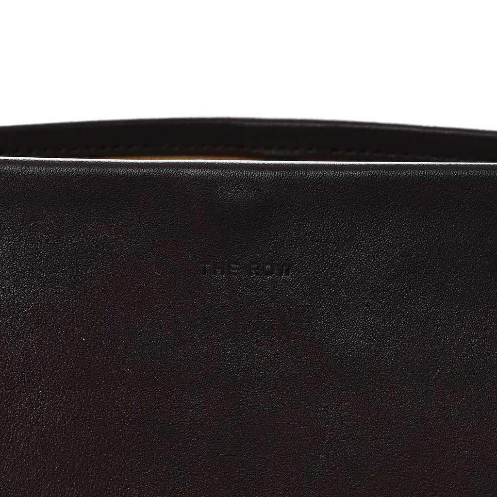 Polished Saddle Calfskin Medium N/S Park Tote Acajou