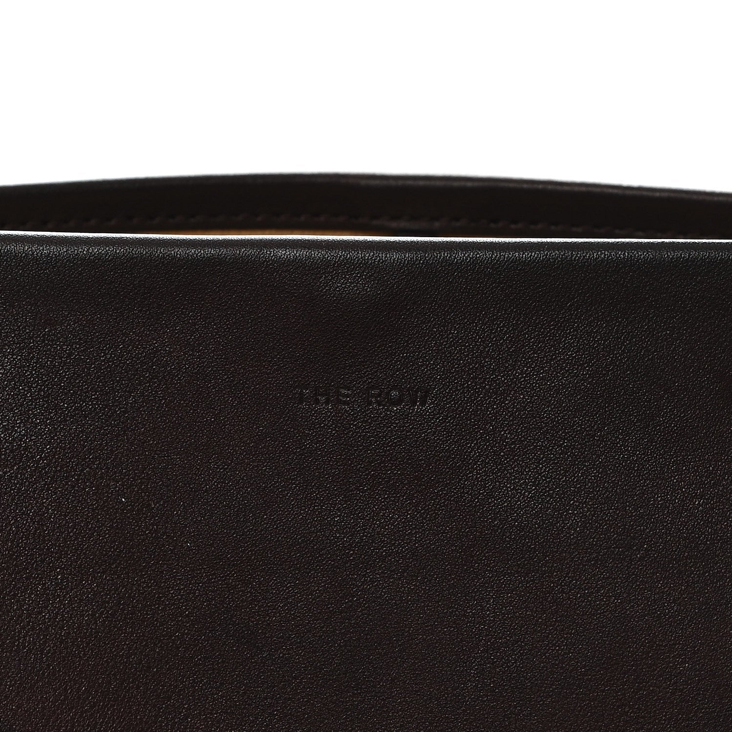 Polished Saddle Calfskin Medium N/S Park Tote Acajou