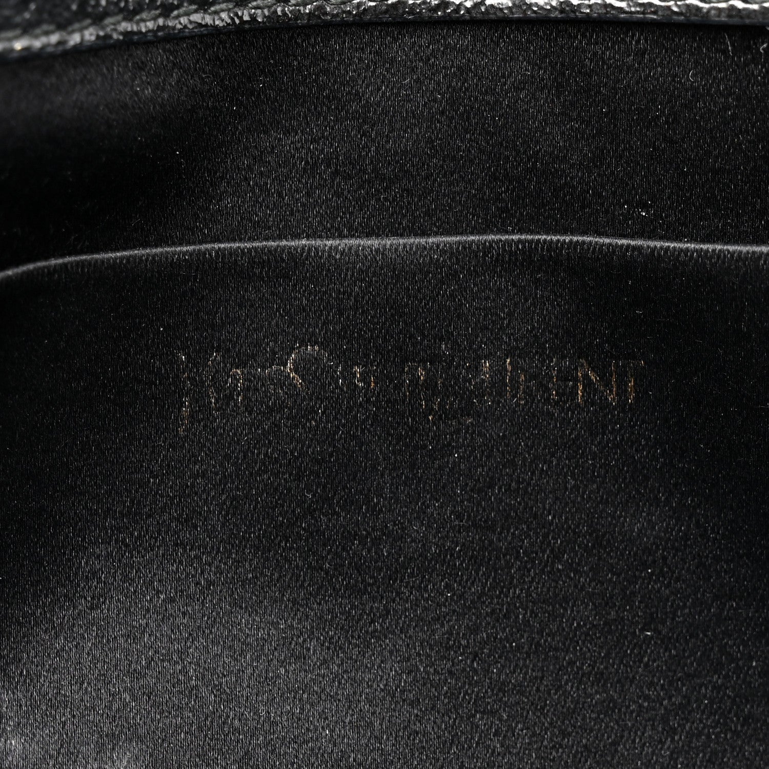 Textured Patent Monogram Large Belle De Jour Clutch Black