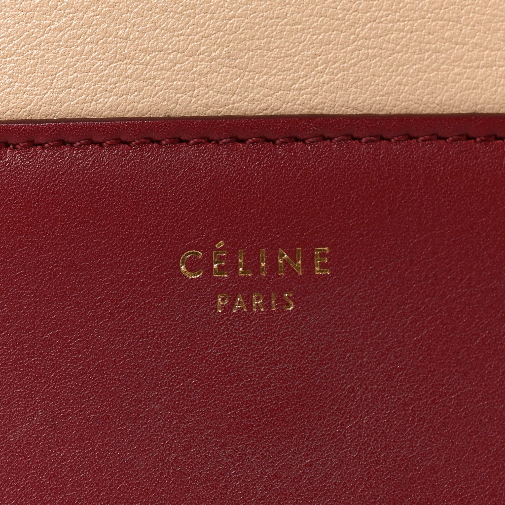 Shiny Smooth Calfskin Medium Frame Shoulder Bag Ruby Nude