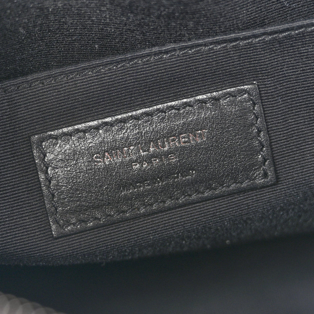 Calfskin Matelasse Monogram Monochrome Lou Camera Bag Black