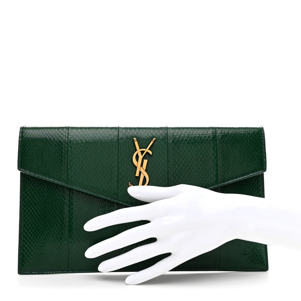 Ayers Uptown Monogram Pouch Verte Praire