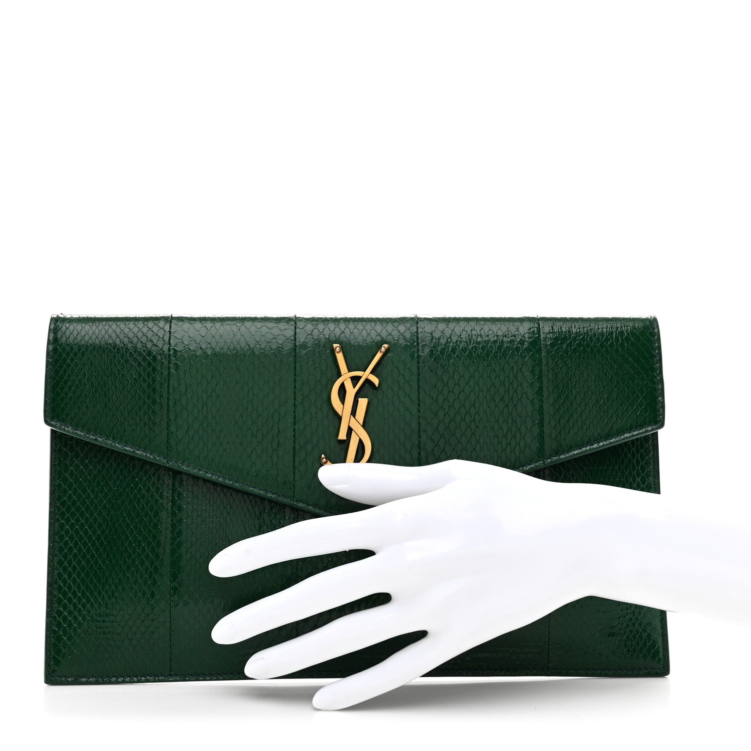 Ayers Uptown Monogram Pouch Verte Praire