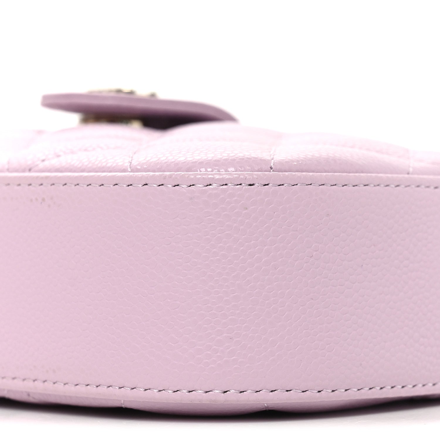 Caviar Quilted Chain Camera Bag Light Purple