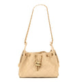 Caviar Quilted Mini Chanel 25 Handbag Beige