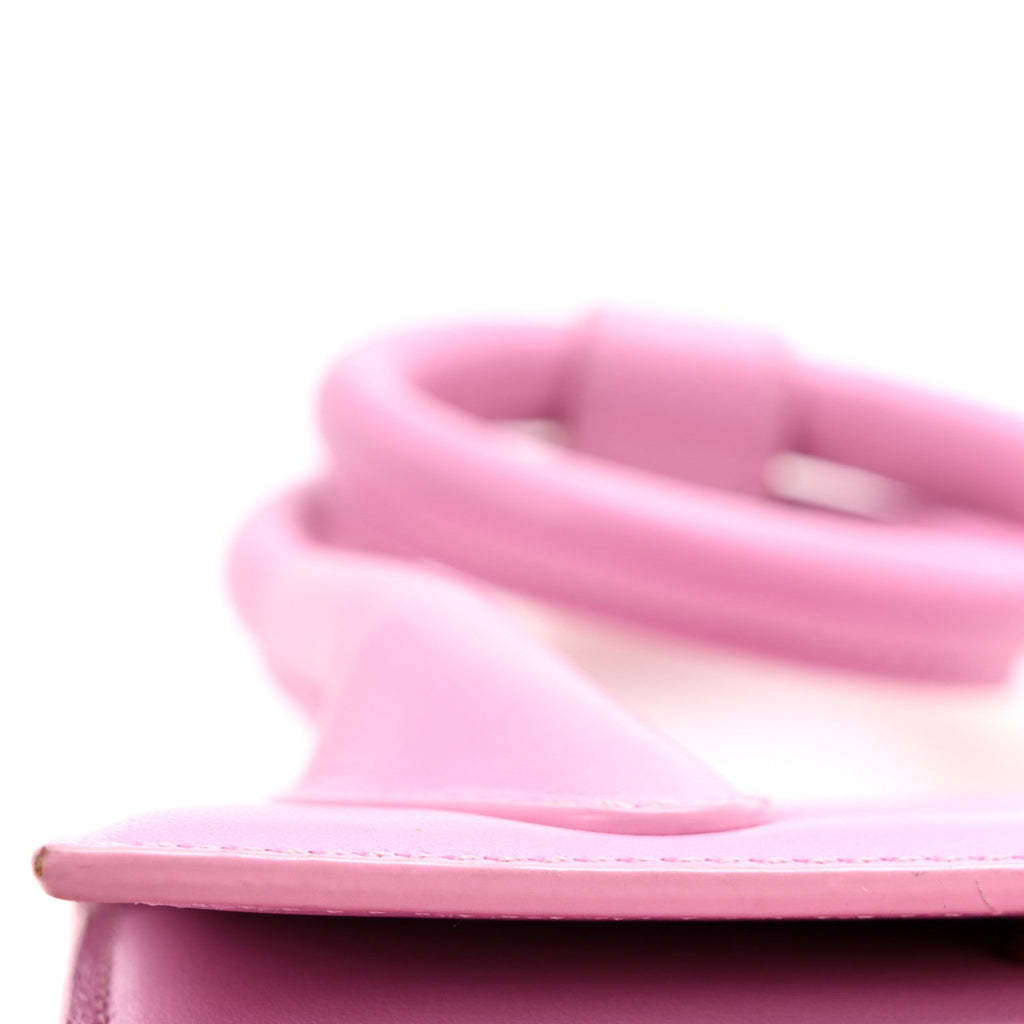 Smooth Calfskin Le Chiquito Noeud Light Pink