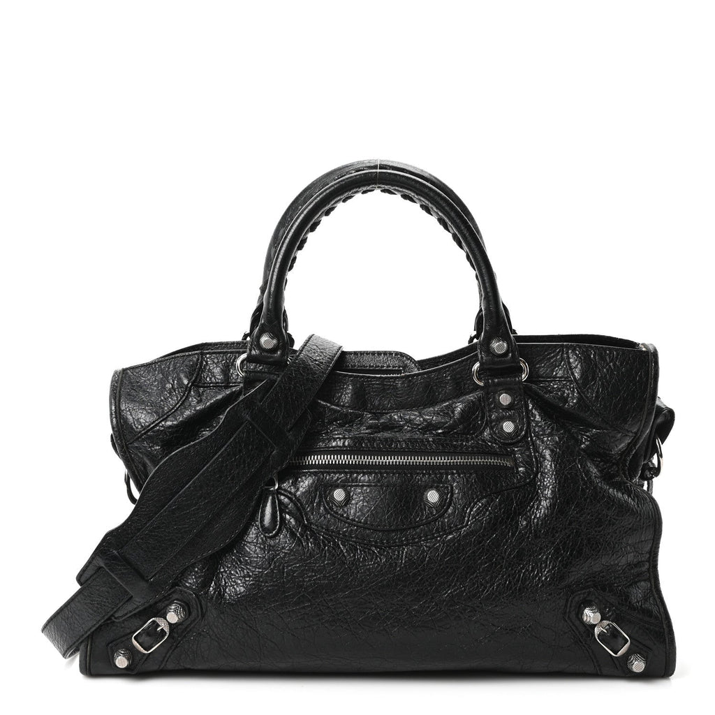 Agneau Giant 12 Silver Hardware City Black