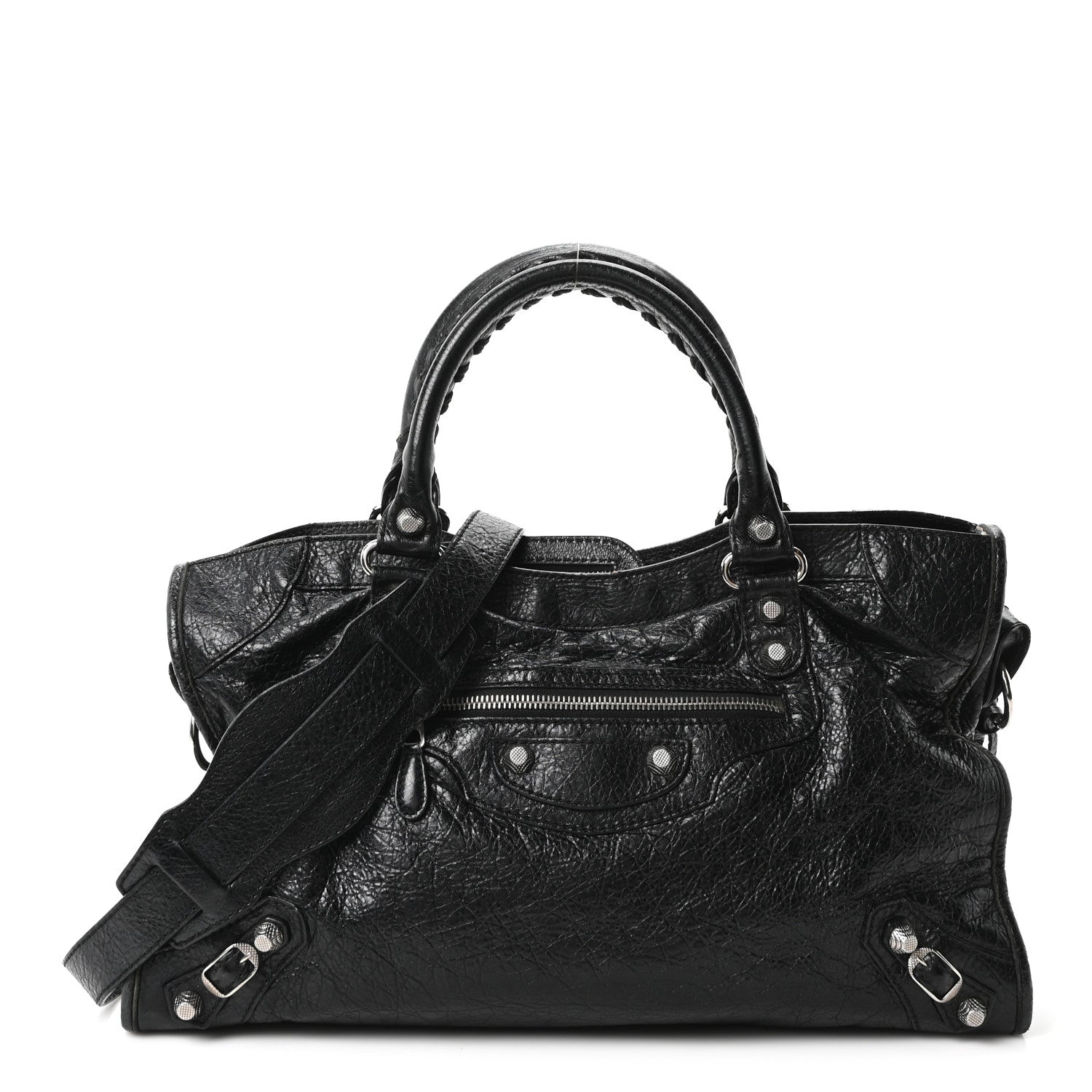 Agneau Giant 12 Silver Hardware City Black
