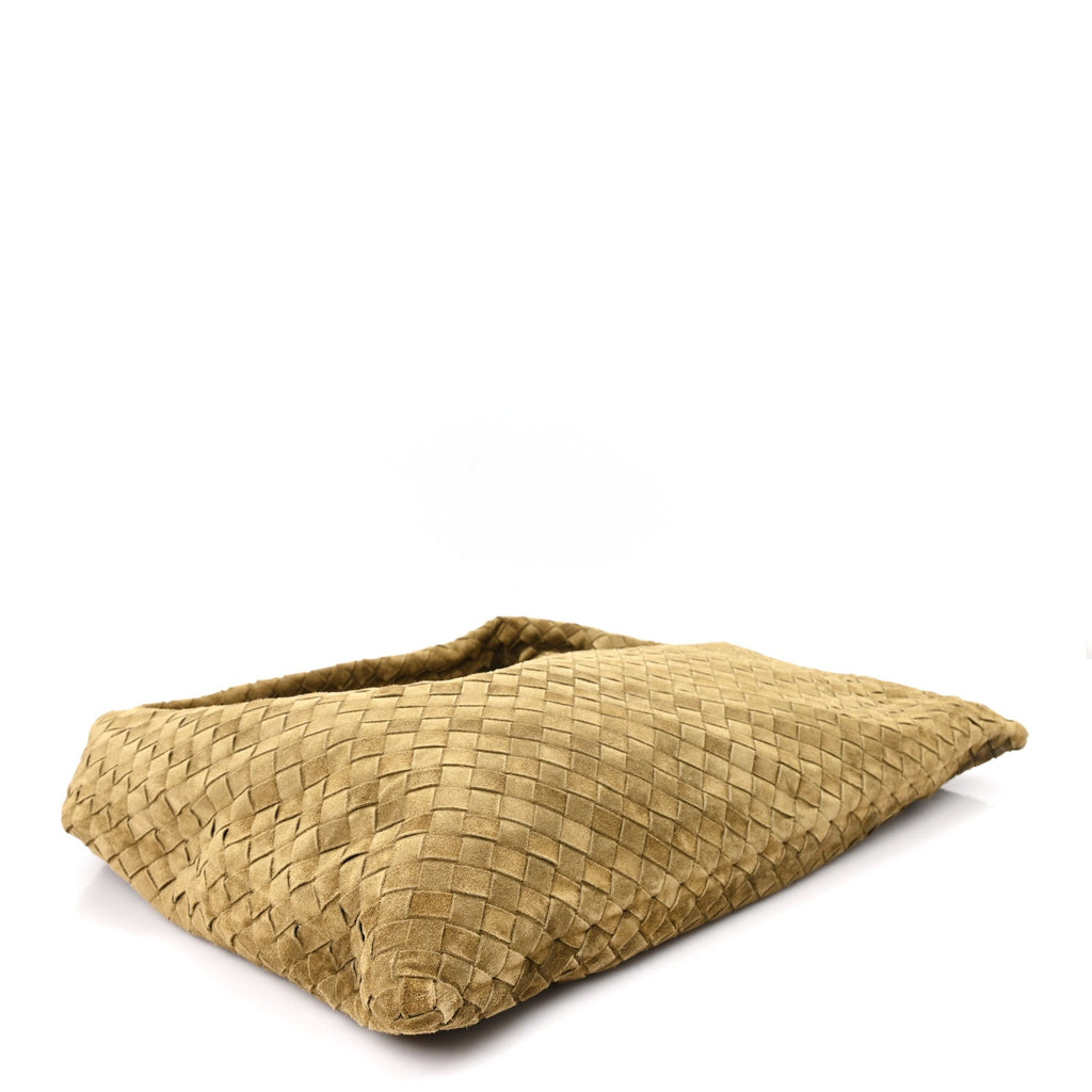 Suede Intrecciato Large Hop Mud