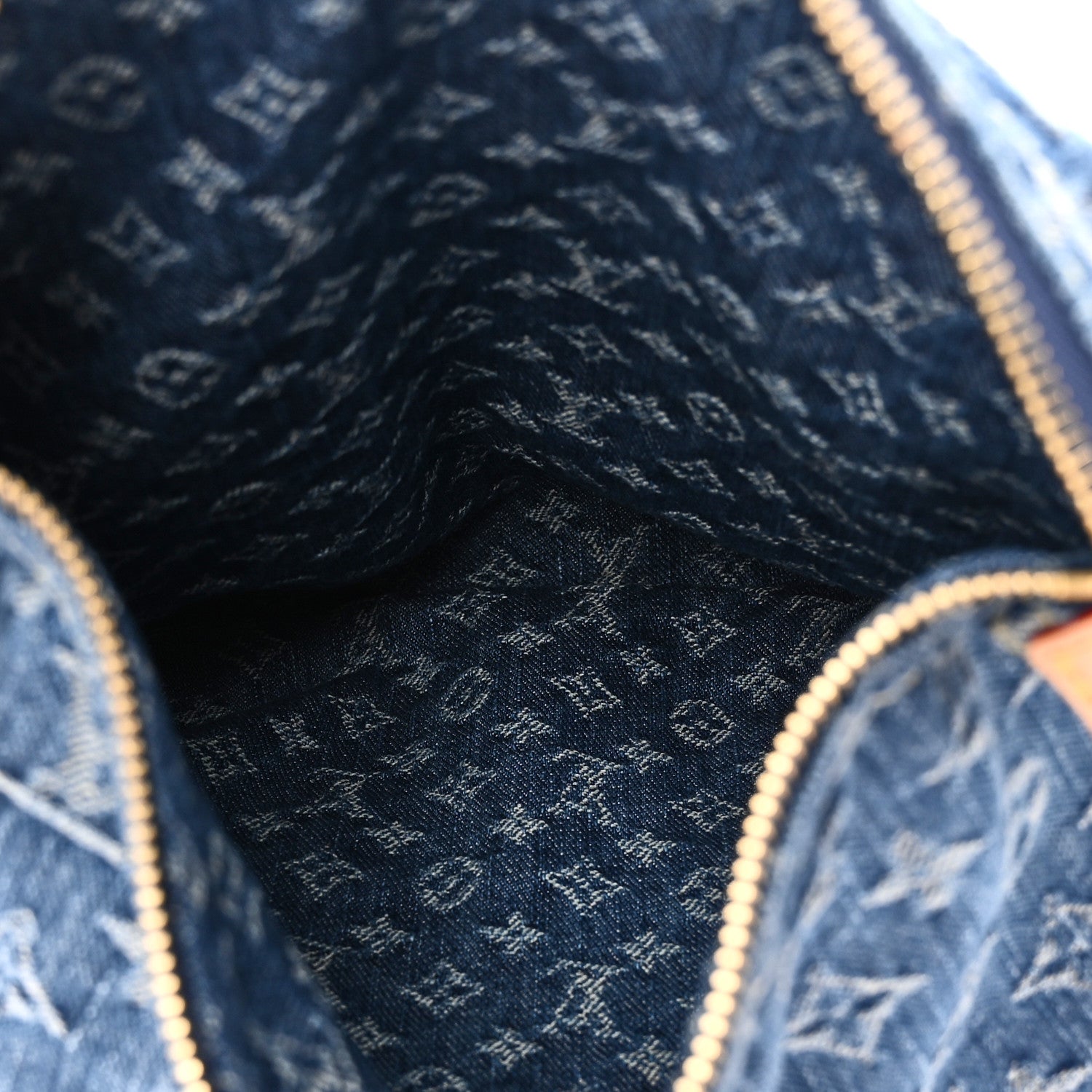 Monogram Denim Baggy NM Blue
