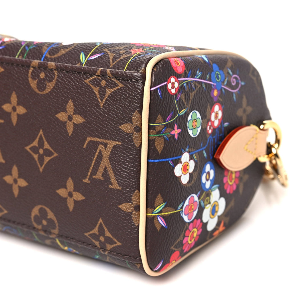 LV X TM Monogram Flowers Speedy Bandouliere 20