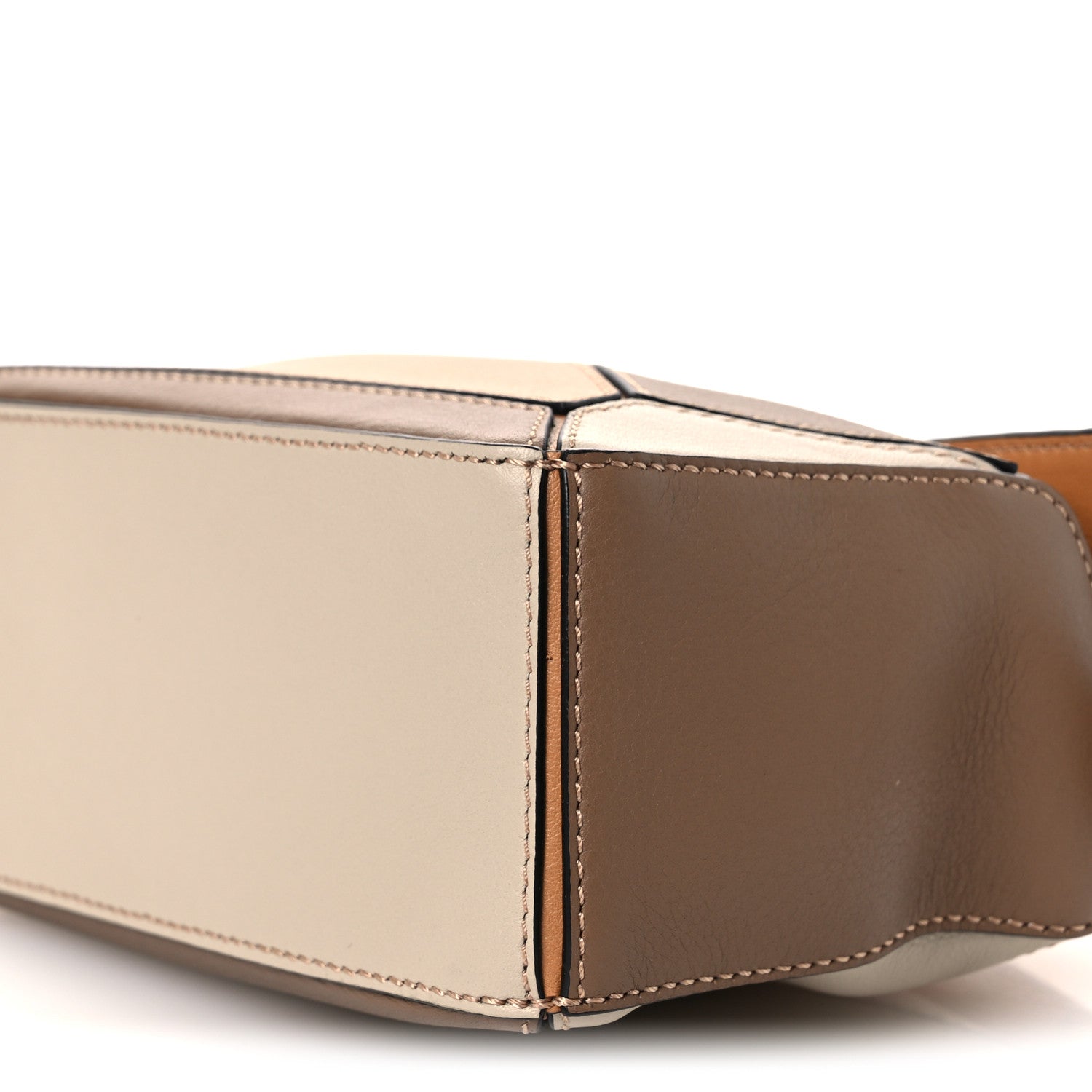 Calfskin Mini Puzzle Bag Warm Desert Mink
