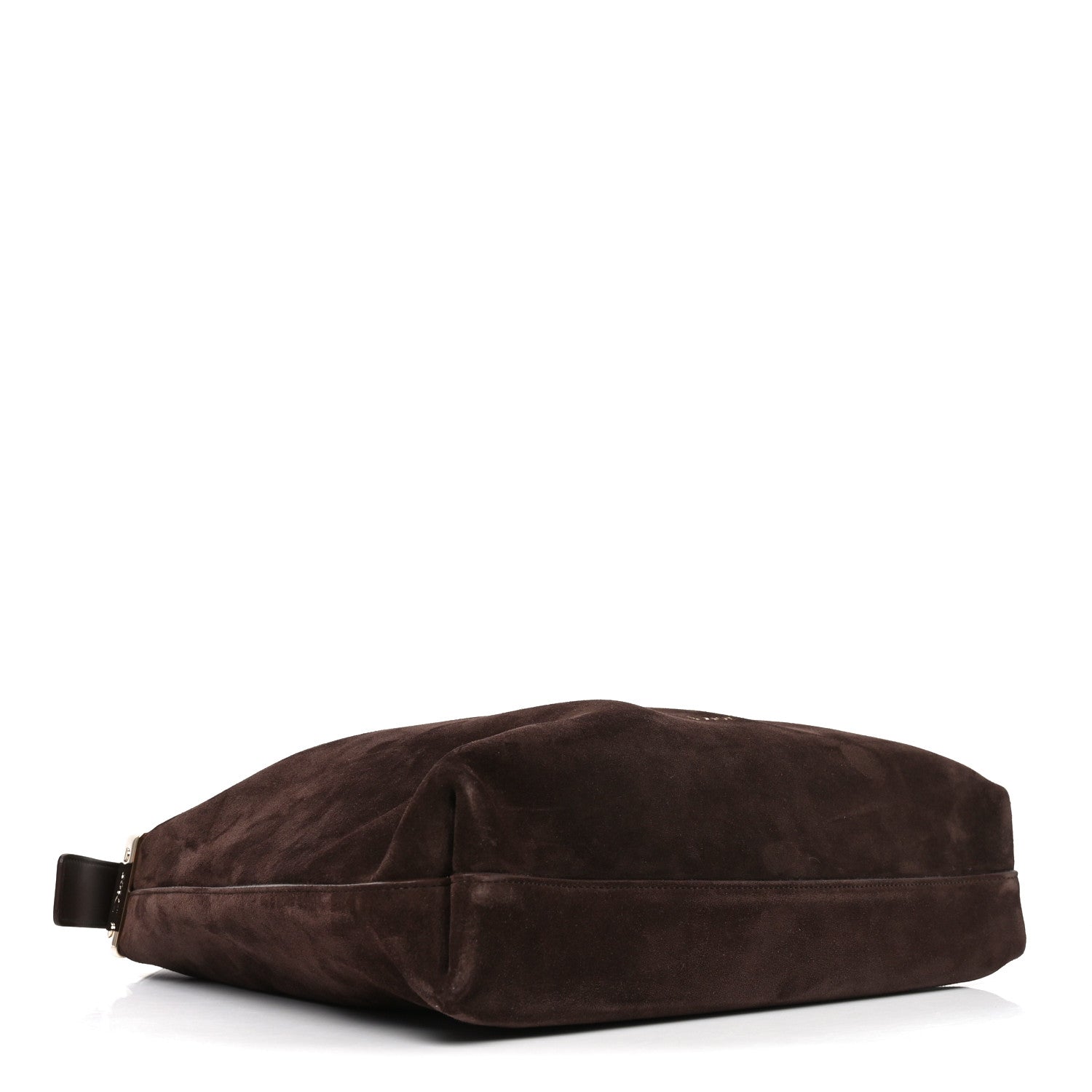 Suede Calfskin Medium Diorly Bag Chocolate