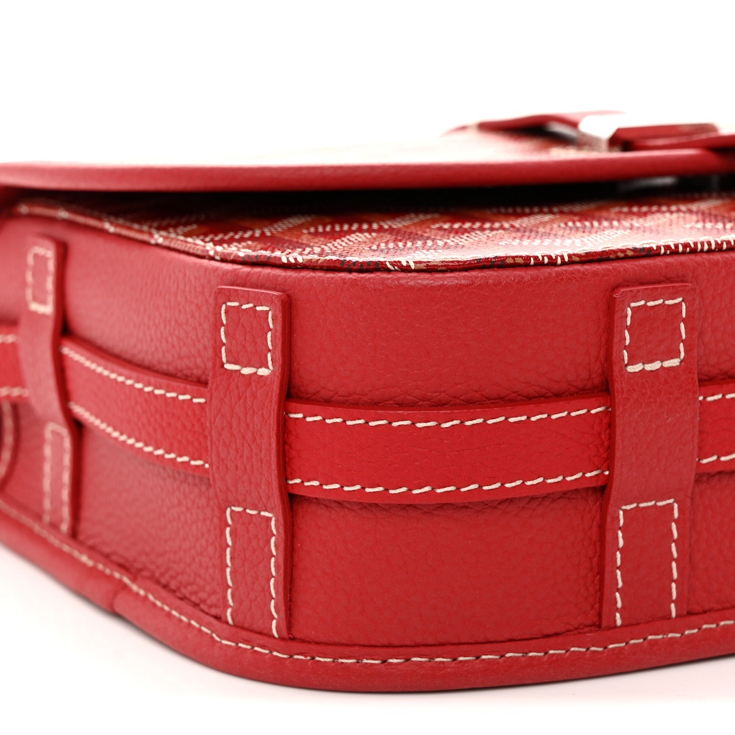 Goyardine Belvedere II PM Messenger Bag Red