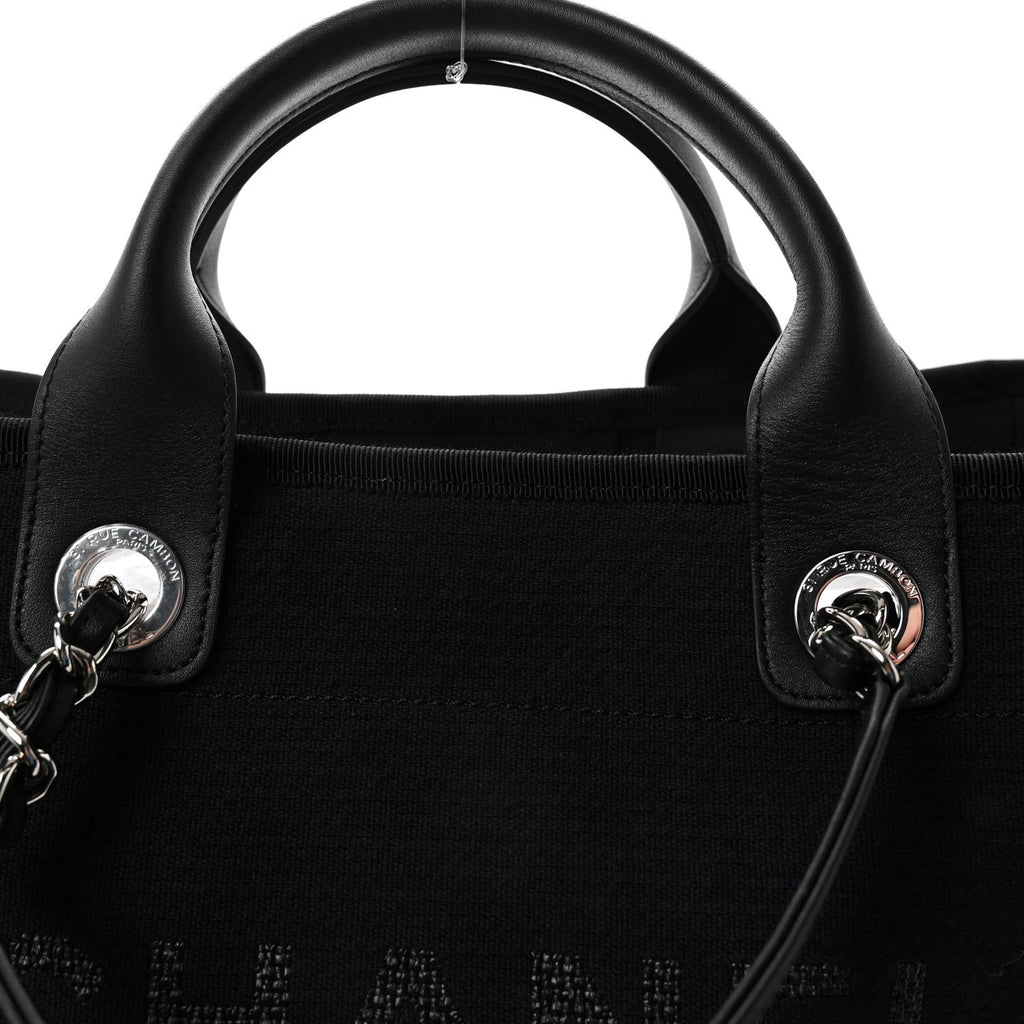 Mixed Fibers Medium Deauville Tote Black