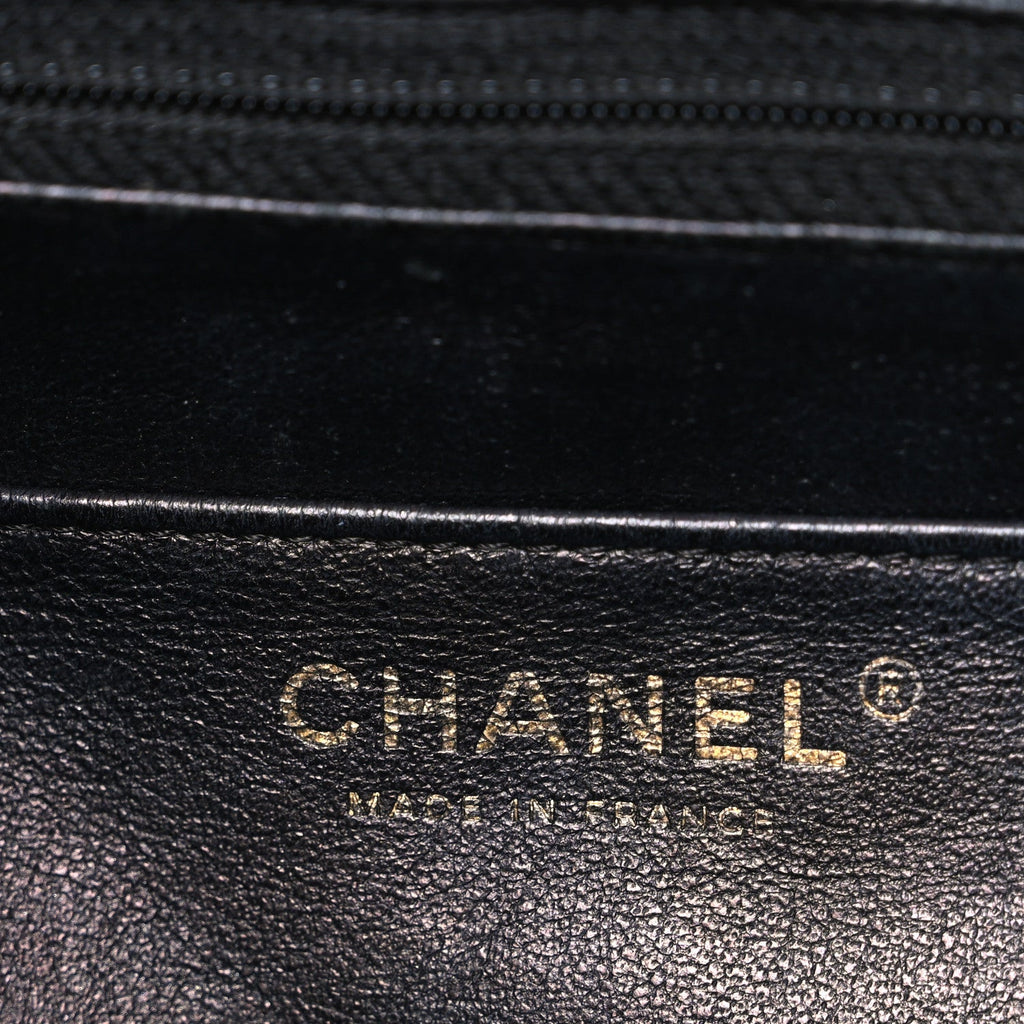 Caviar Quilted Jumbo Single Flap Black