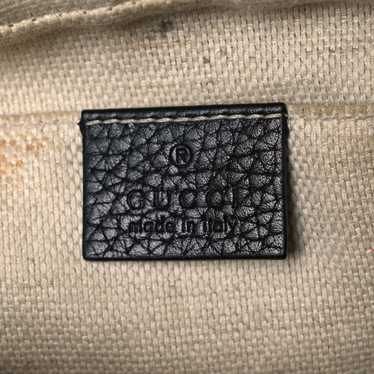 Pebbled Calfskin Small Soho Disco Bag Black