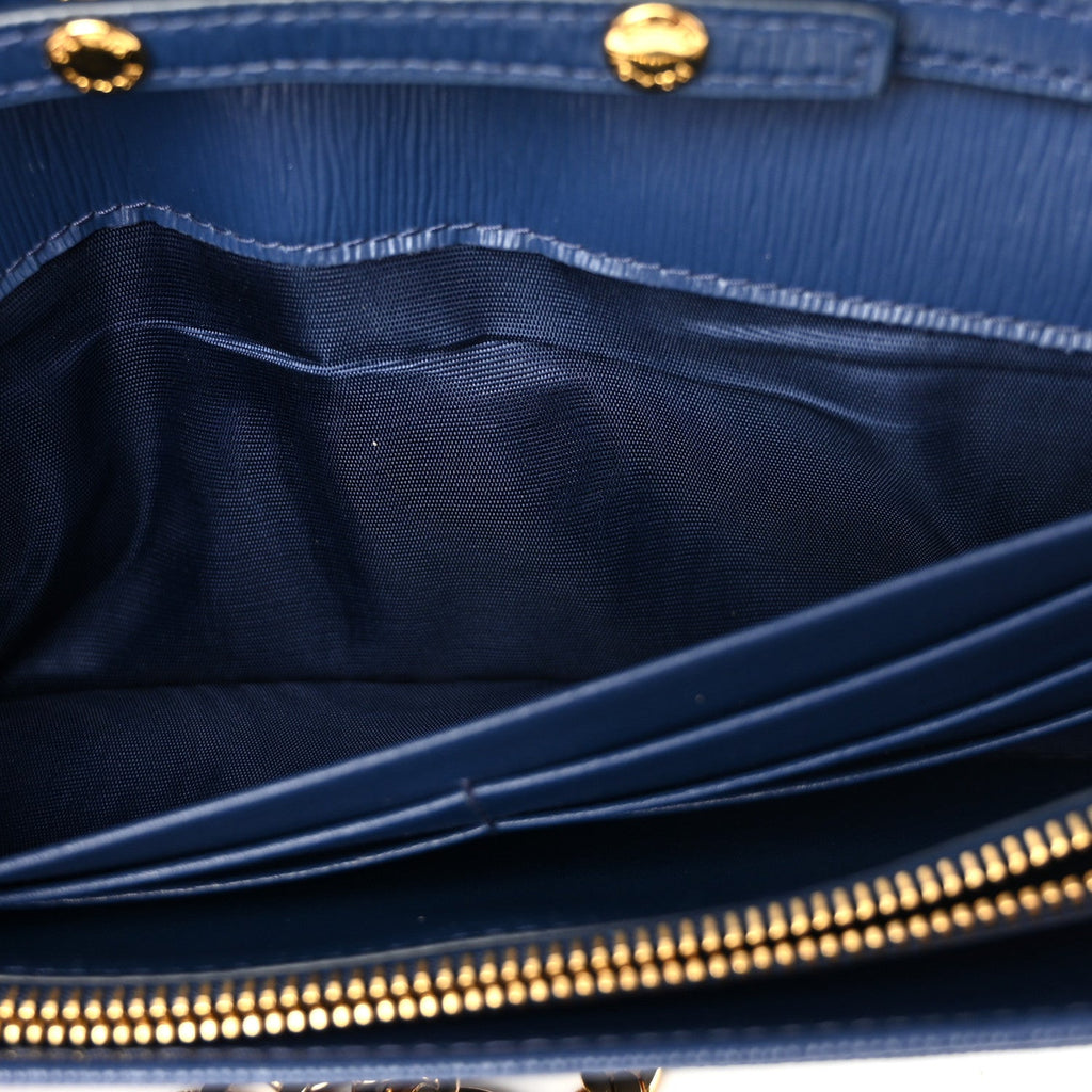 Saffiano Wallet on Chain Bluette