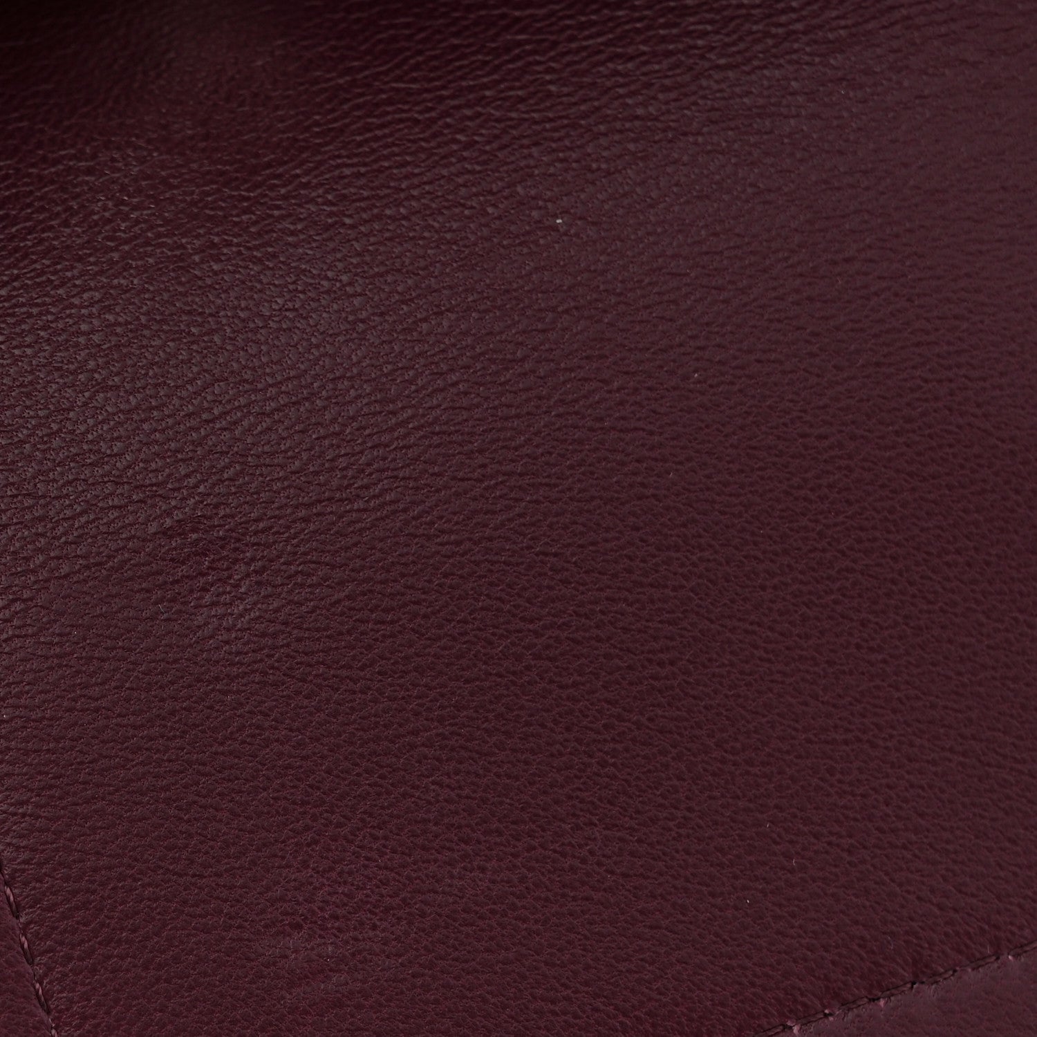 Lambskin Quilted Medium Double Flap Burgundy