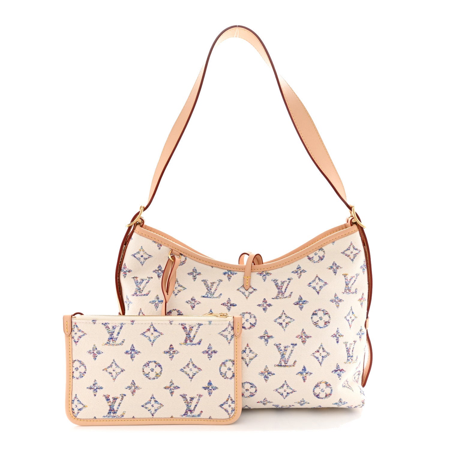 Monogram Jacquard CarryAll PM Multicolor Beige
