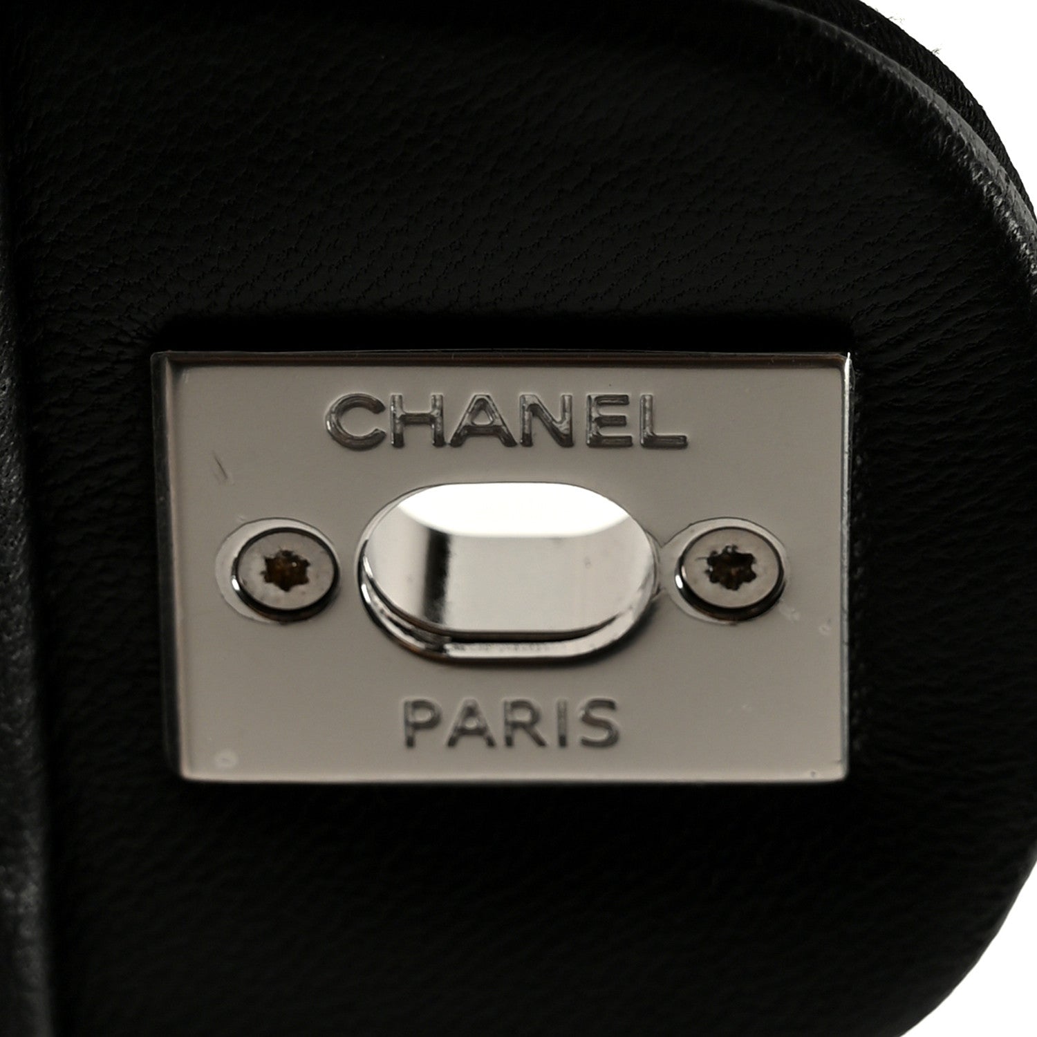 Satin Strass Mini Flap Silvery Black