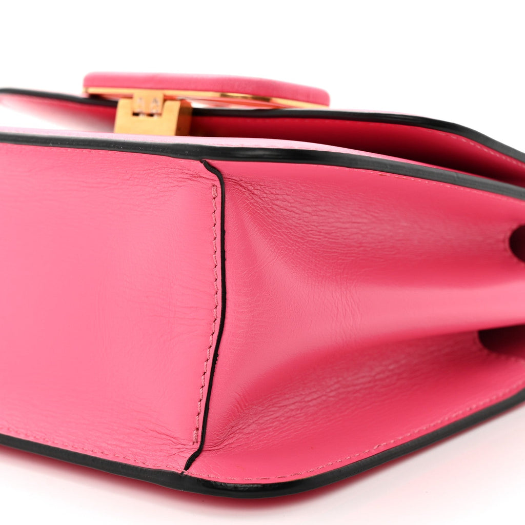 Smooth Calfskin Small VSling Shoulder Bag Pink