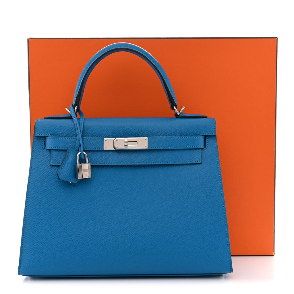 Epsom Kelly Sellier 28 Bleu Zanzibar