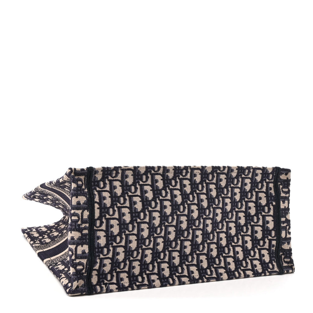 Oblique Medium Book Tote Blue Multicolor