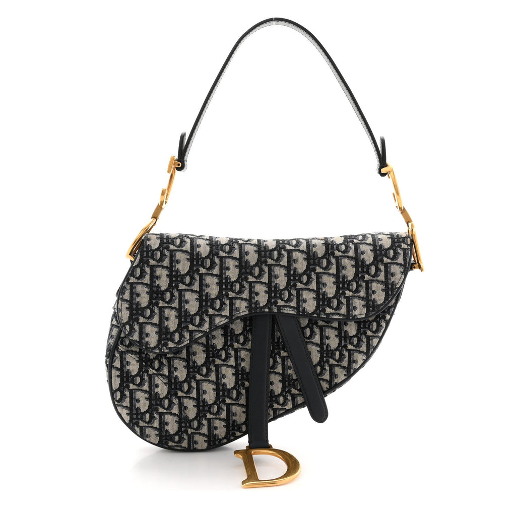 Oblique Saddle Bag Blue