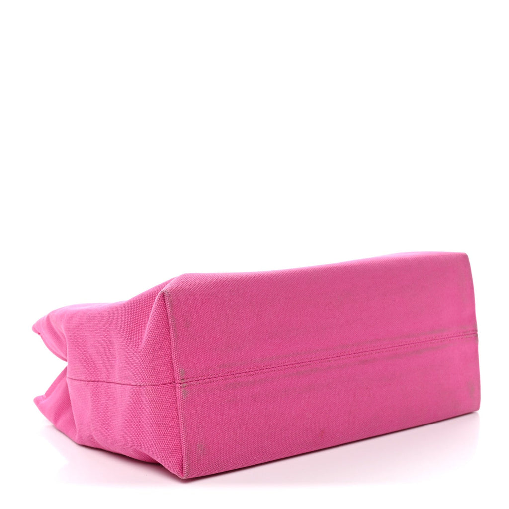 Canvas Printed Open Your Heart Tote Pink Black