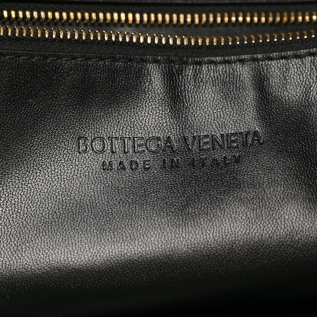 Silky Calfskin Large Hop Black