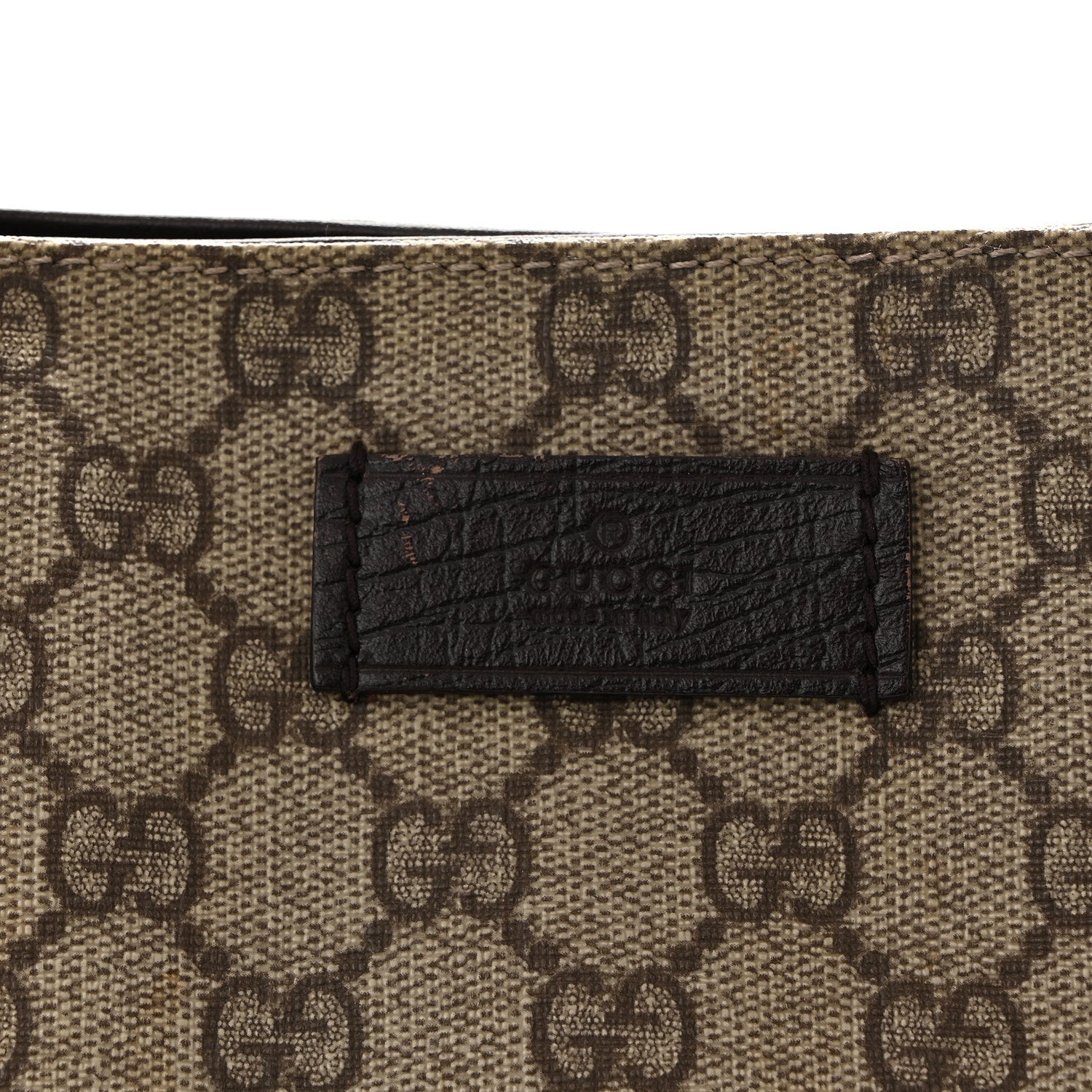 GG Plus Monogram Small Vertical Tote Dark Brown
