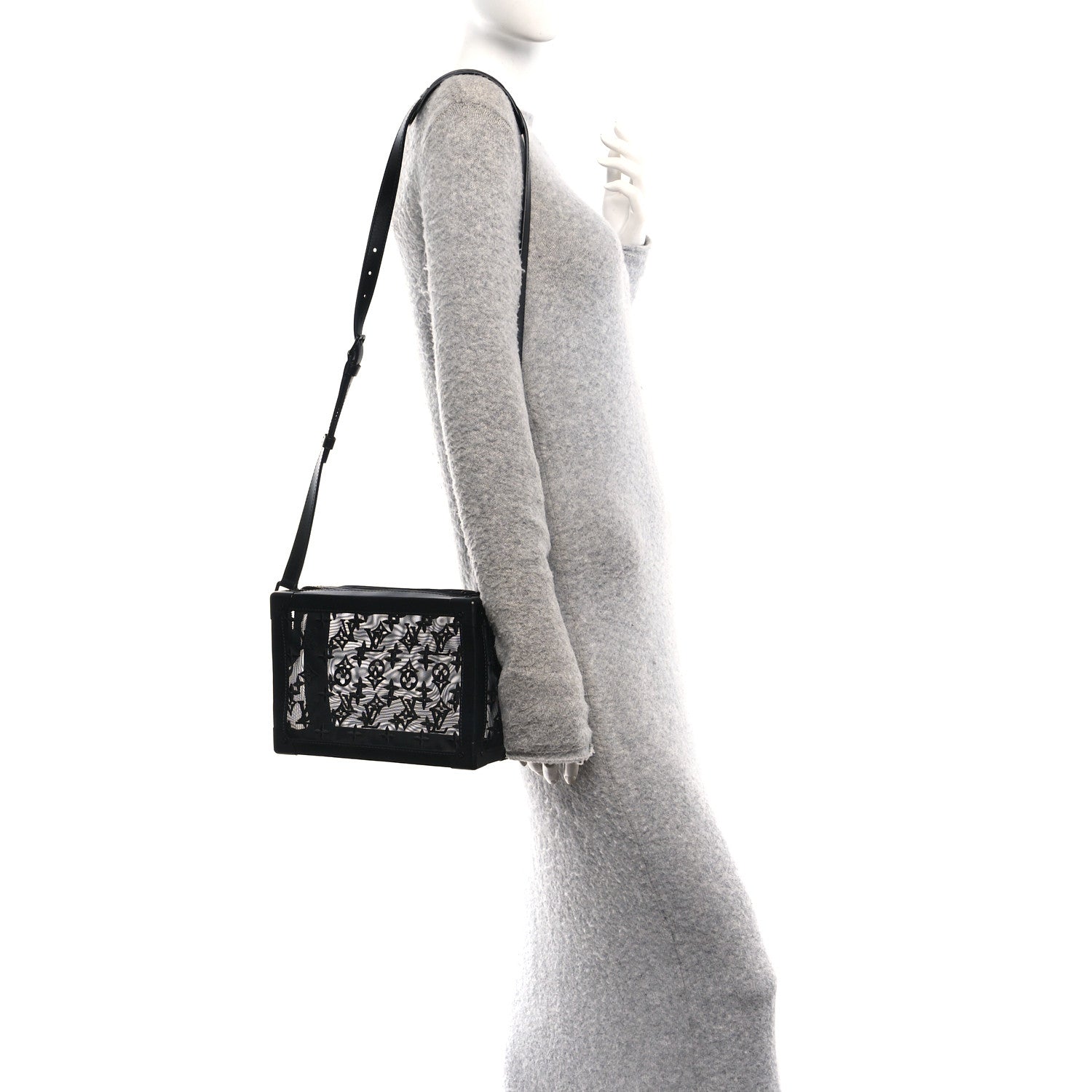 Monogram See Through Soft Trunk Black
