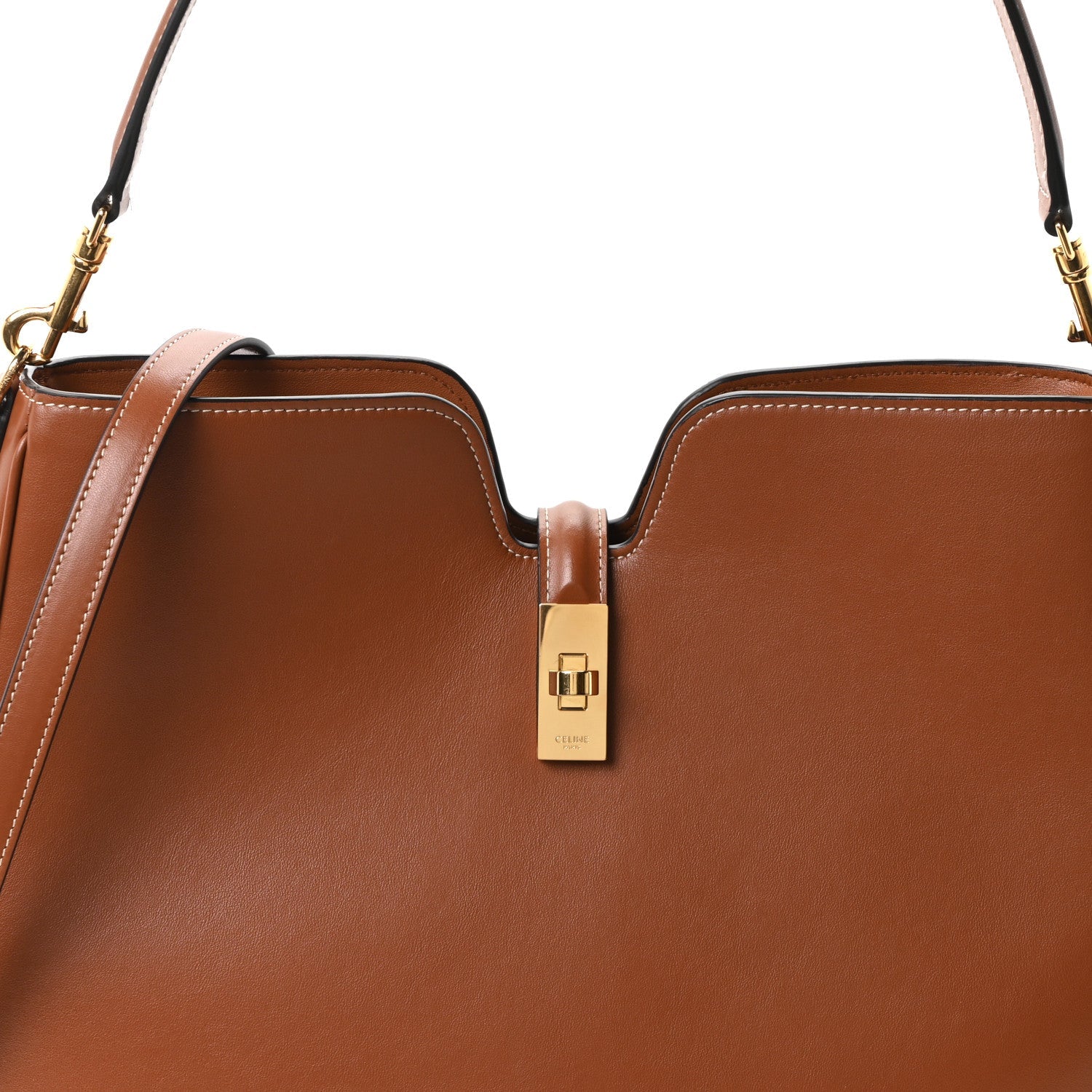 Smooth Calfskin Medium Camille 16 Soft Bag Tan