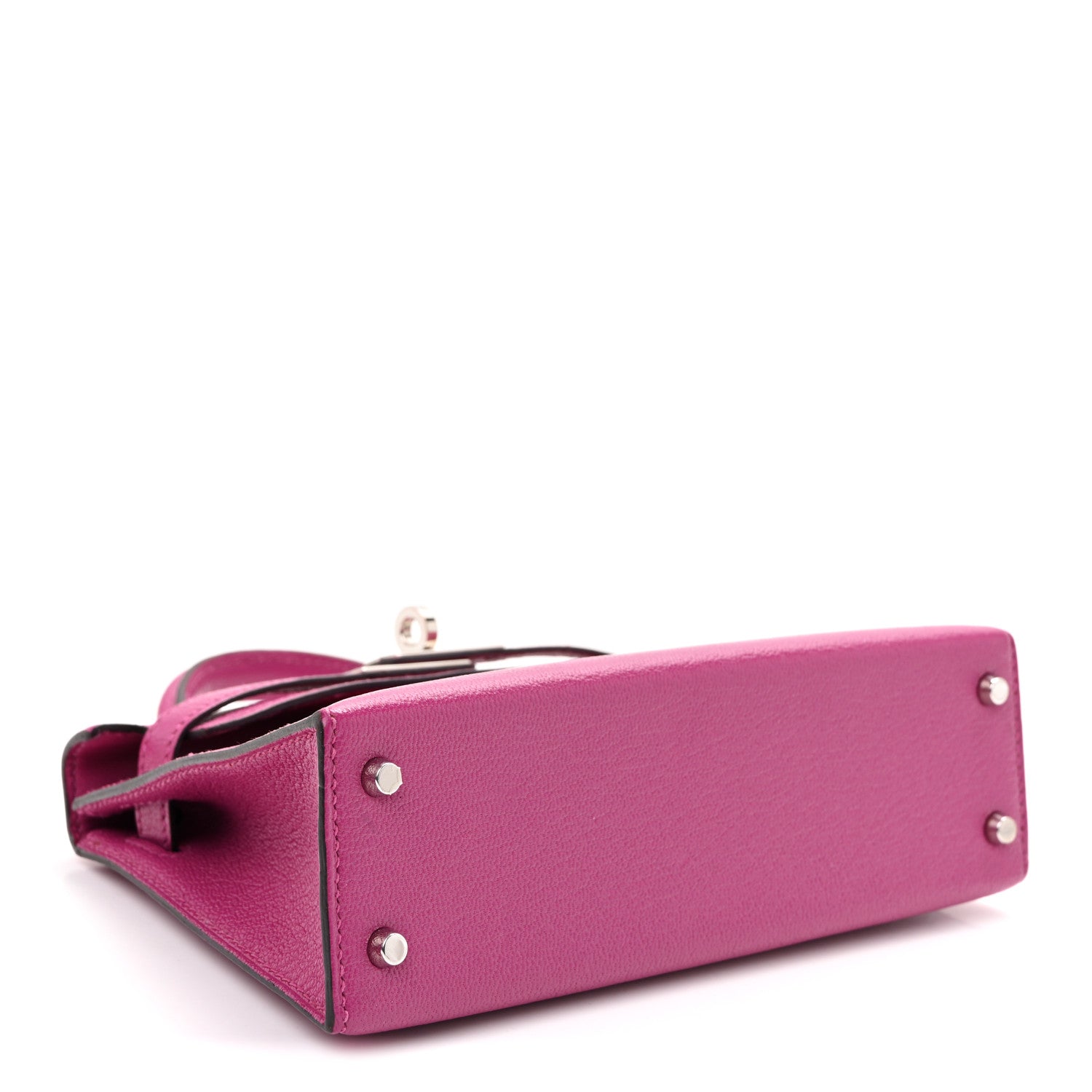 Chevre Mysore Mini Kelly Sellier 20 Rose Pourpre