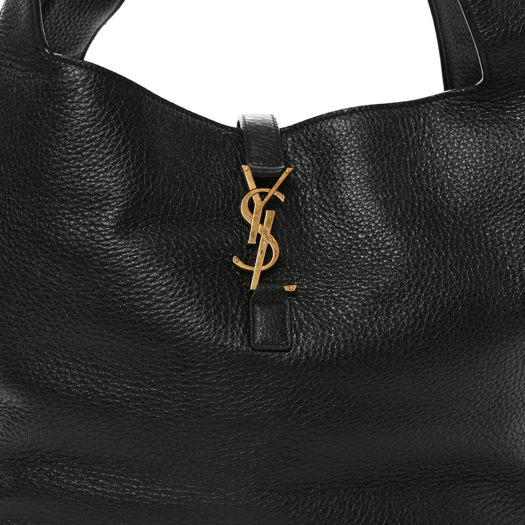 Grained Deerskin Bea Tote Black