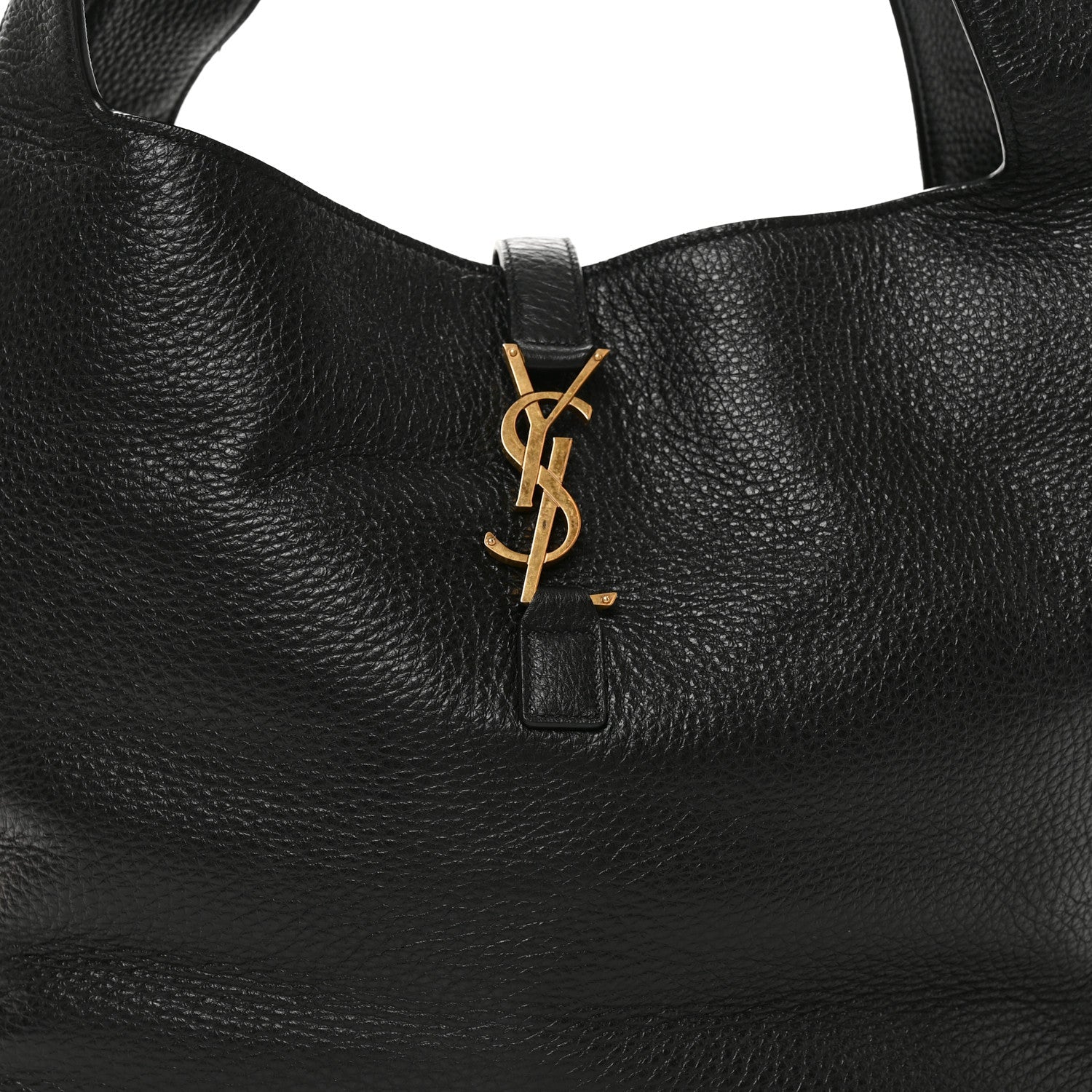 Grained Deerskin Bea Tote Black