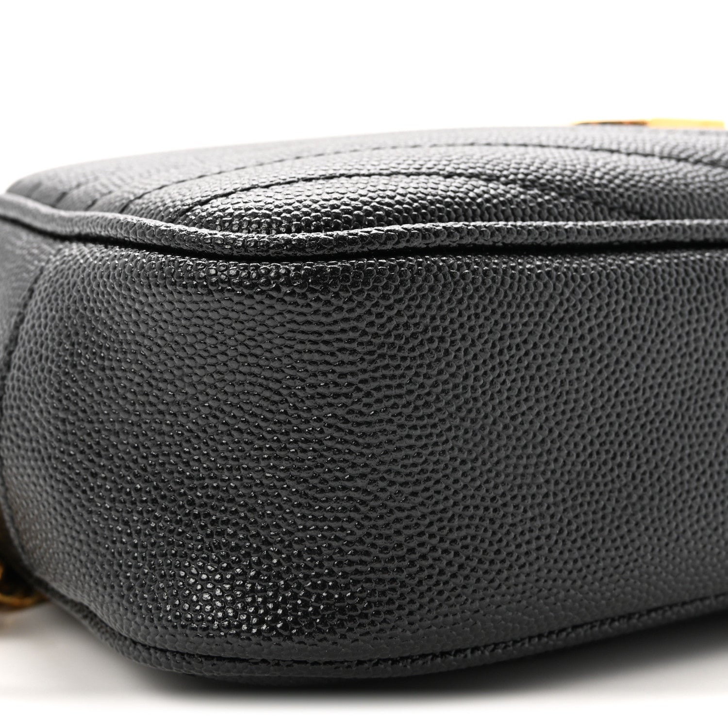 Grain De Poudre Matelasse Monogram Mini Lou Camera Bag Black
