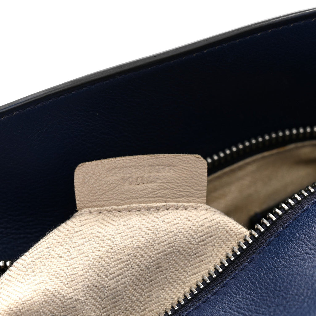Calfskin Medium Puzzle Bag Marine