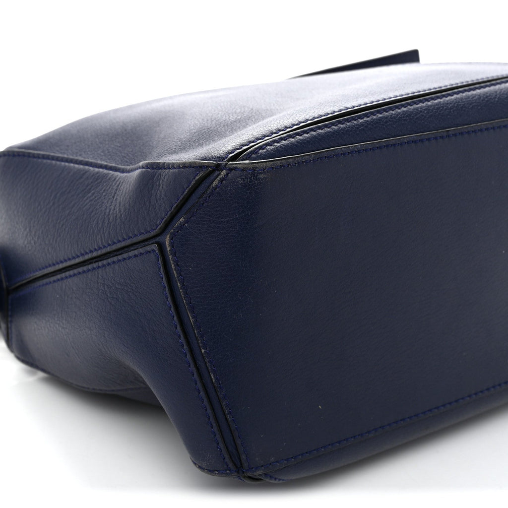 Calfskin Small Puzzle Bag Marine