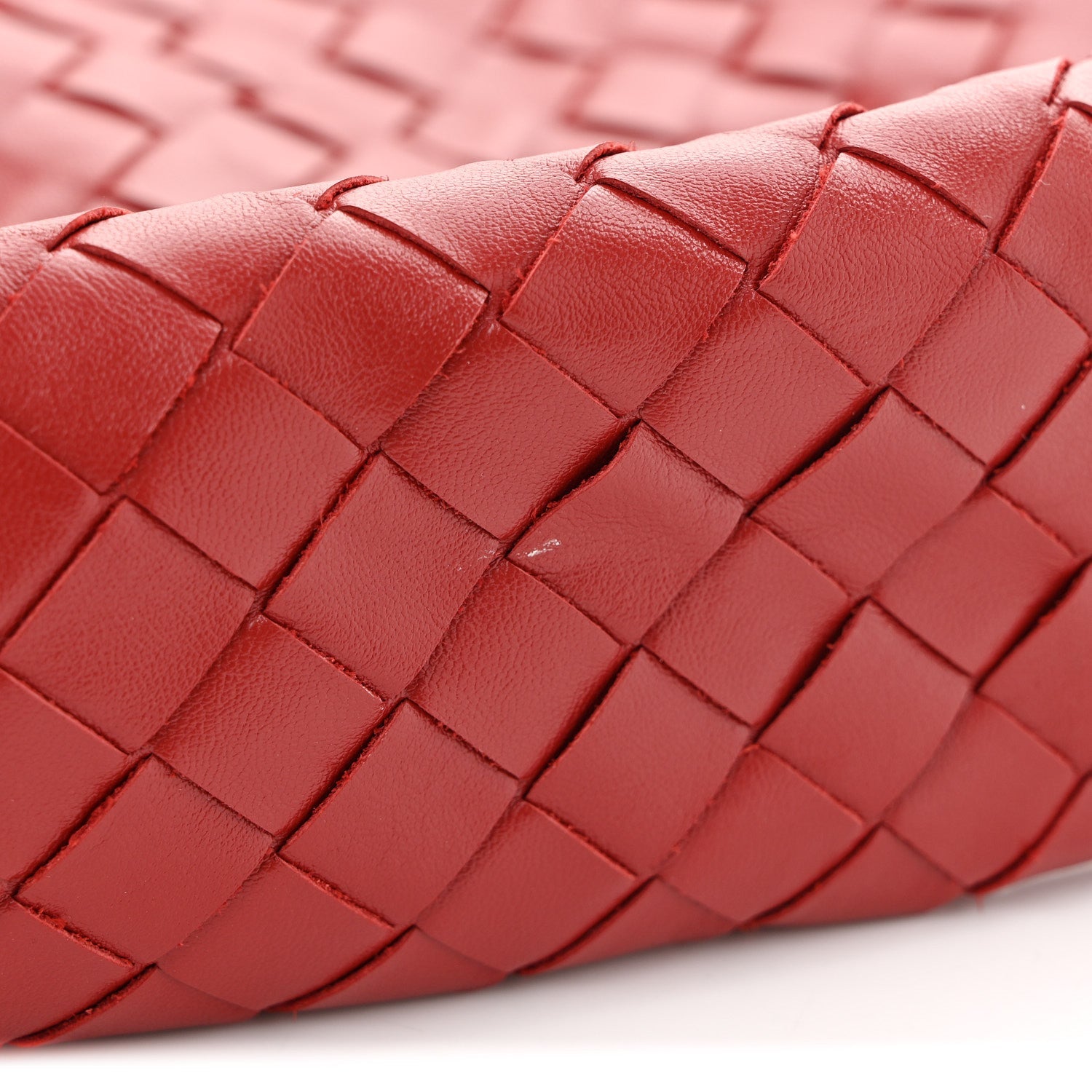 Calfskin Intrecciato Small Hop Rosewood