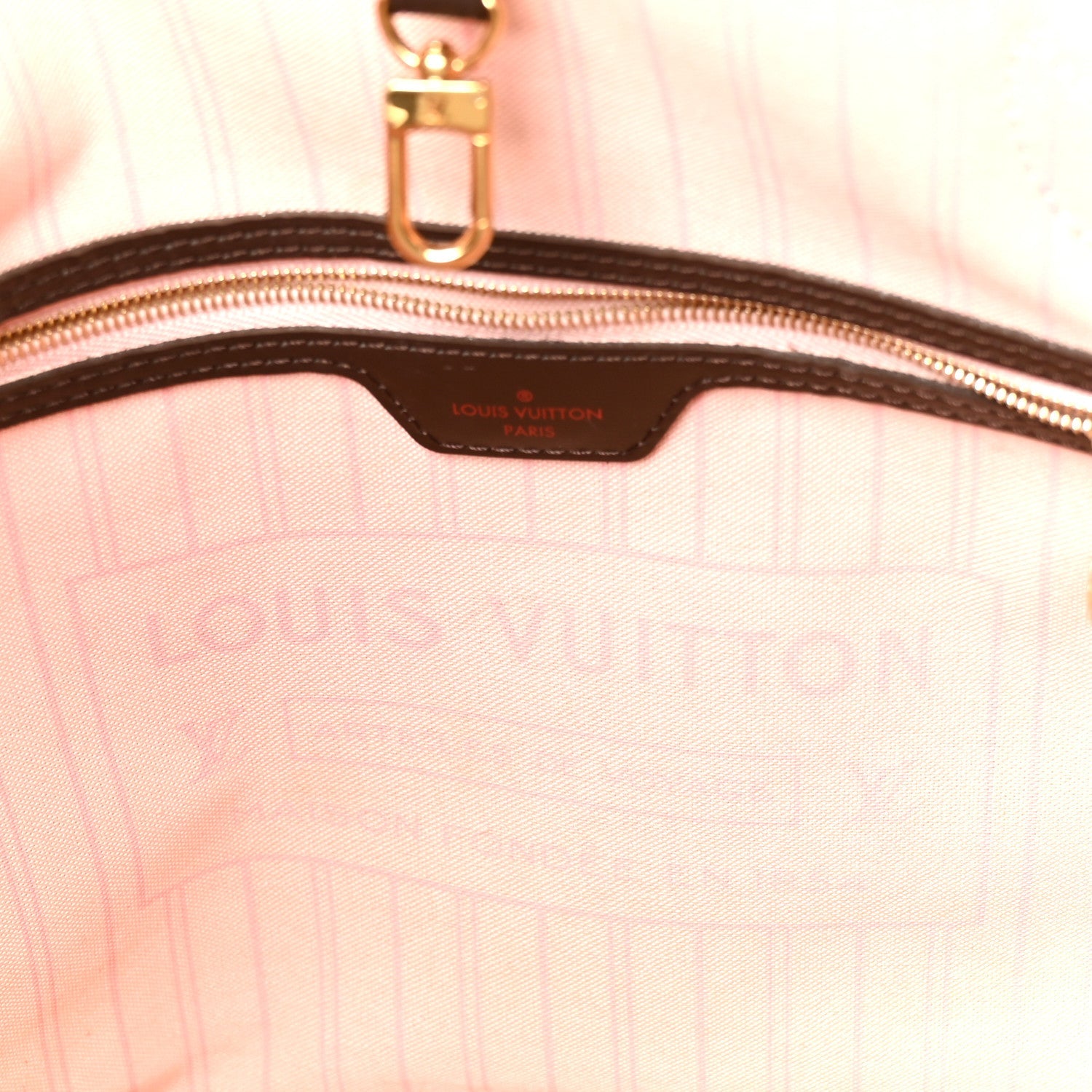 Damier Ebene Neo Neverfull MM Rose Ballerine