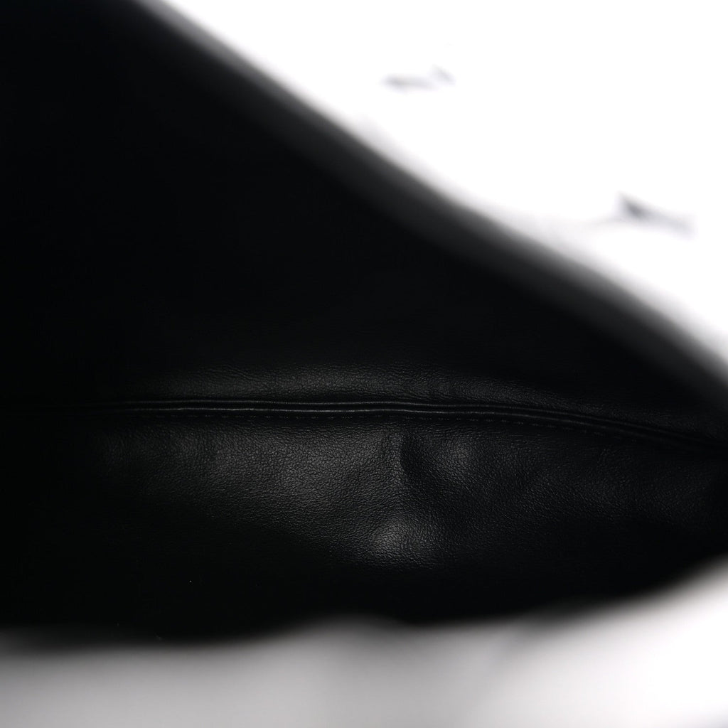Calfskin Intrecciato Mini Hop Black