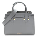 Hammered Calfskin Today Satchel Grey