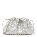 Metallic Fabric Bubble Wrap The Mini Pouch Silver