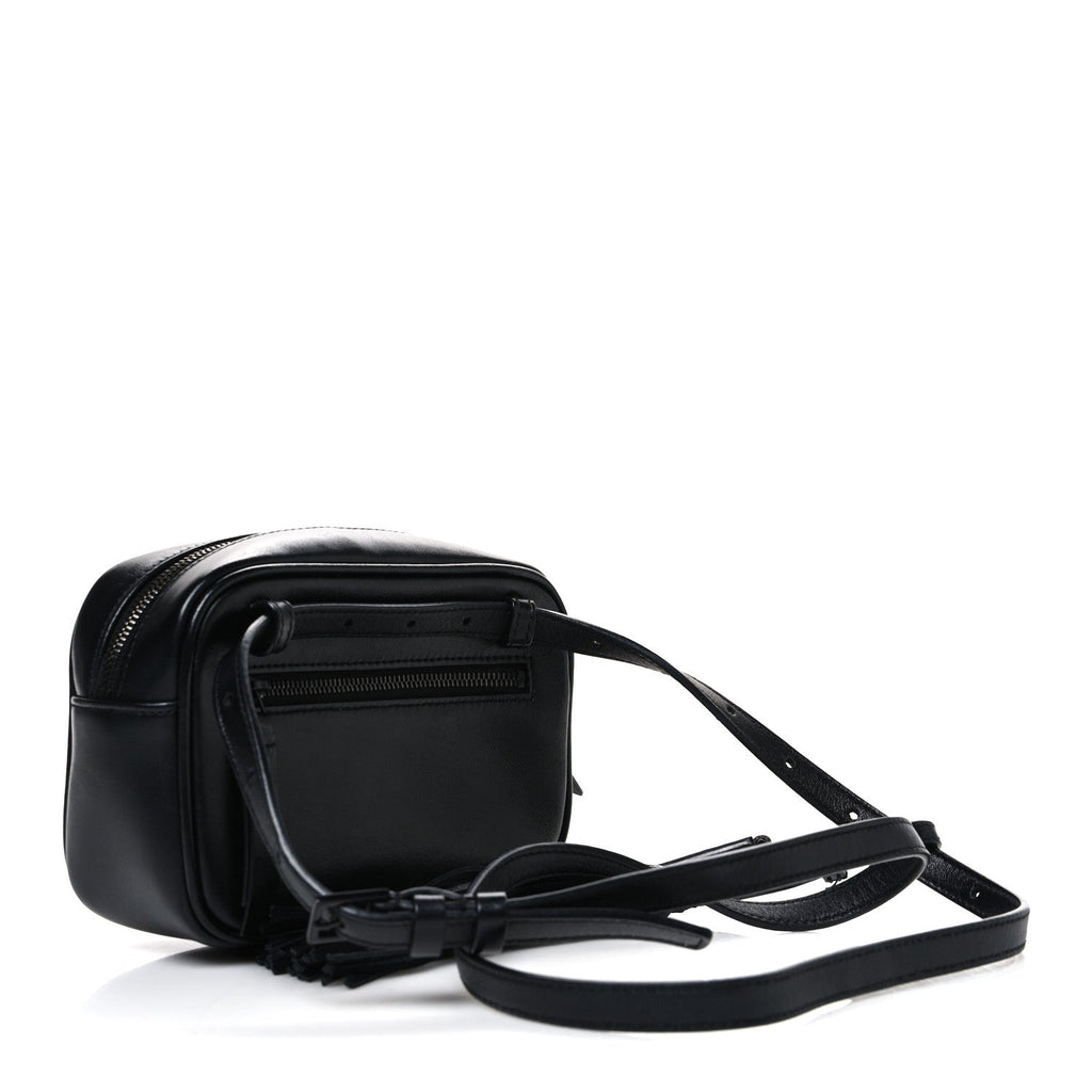 Calfskin Matelasse Monogram Lou Belt Bag Black
