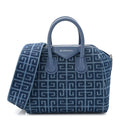 Denim Calfskin 4G Mini Antigona Blue