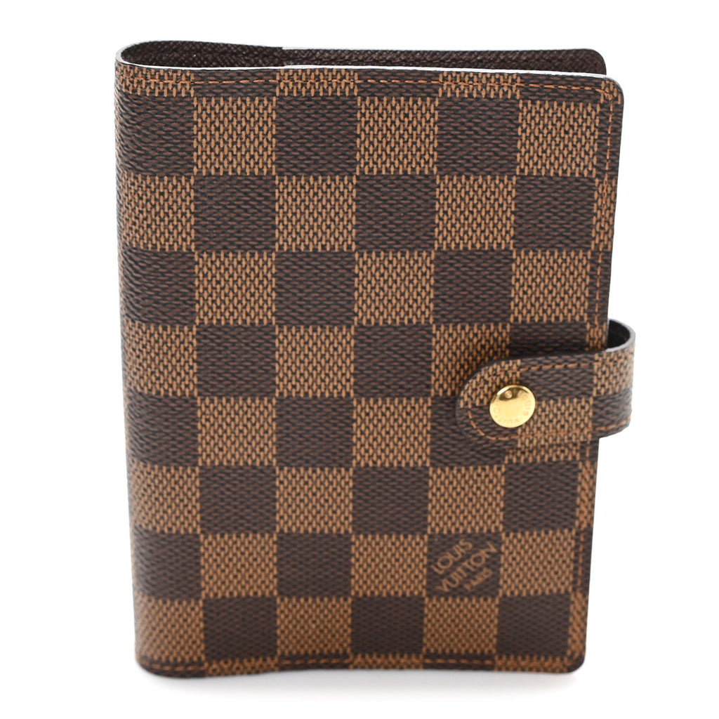 Damier Ebene Small Ring Agenda Cover